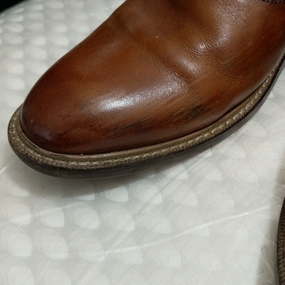 Aston grey leu leather Oxford shoes - Size 8(US) - Picture 8 of 9